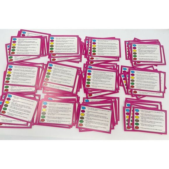 Vintage Trivial Pursuit Mini Pack Set Of 3 The Good Life Flicks Wild Card 1987 - Picture 10 of 11